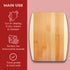 Bamboo Cutting Board, Chopping Board Set: Great for Meal Prep and Serving, Charcuterie, Eco-Friendly Wood Cutting Boards in Assorted Sizes...