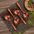 5Pcs Soup Spoons, Wood Soup Spoons Wooden Spoons for Eating Asian Soup Spoon Japanese Style Ramen Noodle Soup Spoons Soup Ladle(Brown)...