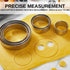 15 PCS Cookie Cutters Set, Biscuit Cutter, Cookie Cutter for Baking, Dough Cutter, Stainless Steel Stamps of Round, Heart, Star for Out Pastry Dou...