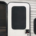 RecPro RV Entry Door Window Shade Sunshade Camper Privacy Entrance Sun Blackout Fabric 16" x 24" (Black)...