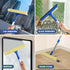 Professional Window Squeegee,2 in 1 Squeegee Window Cleaner with Long Stainless Steel Handle,Sponge Car Window Squeegee for Gas Station, Glass,Sho...