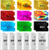 24 Pieces RFID Blocking Sleeves Identity Credit Card Sleeves Set, Including 18 Card Protector RFID Holders and 6 Anti Theft Passport Protectors fo...