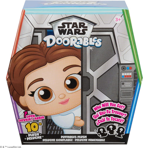 Just Play Star Wars™ Doorables Puffables Plush – Star Wars: A New Hope™, 10-inch Collectible Plush Featuring Glitter Eyes, Styles May Vary, Kids T...