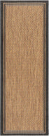 Gertmenian Indoor Outdoor Classic Flatweave Area Rug, Stain & UV Resistant Carpet, Deck, Patio, Poolside & Mudroom, 2x6 Ft Runner, Simple Border, ...