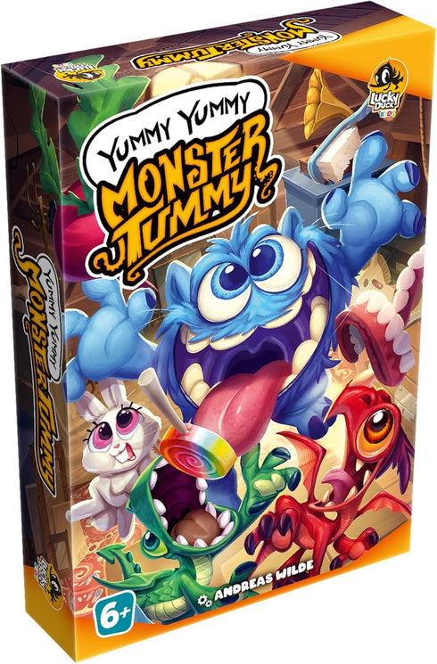 Lucky Duck Games Yummy Yummy Monster Tummy Board Game - Color-Matching Fun for All Ages! Fun Family Game for Kids and Adults, Ages 6+, 2-4 Players...
