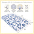 Burt's Bees Baby Pattern Fitted Crib Sheet Organic Cotton BEESNUG - Guide The Way Prints, Fits Unisex Standard Bed and Toddler Mattress, Infant Es...