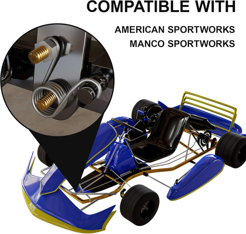 Noa Store Throttle Pedal and Brake Return Springs 9502 and 9503 Compatible with Manco/American Sportworks...
