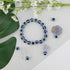 Savita 100pcs Blue Evil Eye Beads Eyeball Beads Handmade Resin Beads Charms for DIY Bracelets Necklace Jewelry Making (10mm/0.4 inch)...