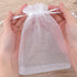 G2PLUS Organza Bags 5×7 Inches, 100PCS White Organza Gift Bags with Drawstring, Sheer Mesh Jewelry Pouches, Sheer Candy Bag for Christmas, Wedding...