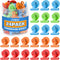 24 Pack Magnetic Clips Fridge Magnets Whiteboard Magnets Clips, Magnet Clips for Teacher Supplies, Colorful Clips Magnets Refrigerator Magnets for...