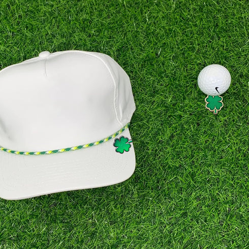 2 Pcs Clover Golf Ball Marker with Golf Hat Clip for Women...