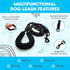 5 FT Dog Leash with Padded Handle and Reflective Rope Heavy-Duty Padded Leash for Small Medium and Large Dogs...