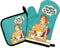 Droppin' A New Recipe on Your Ass,Funny Oven Mitts and Pot Holders Sets of 2,Silicone Non-Slip Oven Mitts,Kitchen Gift for Women,Bake Lover Gift,H...