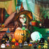 Soaoo 20 Pcs Halloween Miniature Figurines Resin Pumpkin Ghost Ornaments Halloween Garden Miniature Landscape for Halloween Party Village Bonsai C...