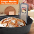 Sourdough Silicone Bread Sling -Oval and Round Non-Stick & Easy Clean Silicone Bread Mat for Dutch Oven. Reusable With Extra Long Handles Silicone...