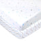 American Baby Company 2 Pack 100% Natural Cotton Fitted Mini Crib Sheets 38" x 24" - Soft & Breathable Small Nesting Portable Sheets, Fits Pack N ...
