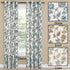 Renaissance Home Fashion Collections Etc Colette Printed Grommet Panel, 52" x 84", Jewel...
