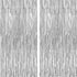 KatchOn, XtraLarge Silver Backdrop Curtain - 3.2x8 Feet, Pack of 2 | Silver Streamers Backdrop for Disco Party Decorations | Fringe Curtains for E...