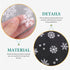 Artibetter Christmas Snowflake Tulle Roll Glittering Organza Gauze Ribbon 15cm 10Yards (White)...