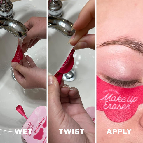 The Original MakeUp Eraser Cooling Clouds Reusable Undereye Patches - Hydroactive Technology Mask Patch Pads for Tired Puffy Eyes and Wrinkles wit...