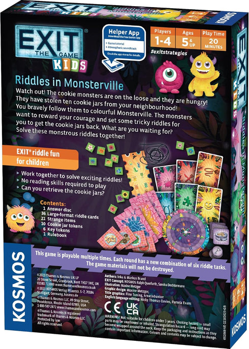 EXIT: The Game - Kids - Riddles in Monsterville | Kids Game | Puzzles | Brainsteasers | Co-op Games...