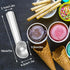 Ice Cream Scoop,7 inches Nonstick Anti-Freeze One Piece Aluminum Scooper Spoon, Heavy Duty Durable Design, Easy Clean, for Gelato, Cookie Dough, S...