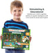 Momo & Nashi Search & Find Childrens Jigsaw Puzzles for Kids - 80 Pieces - Jungle Rainforest Theme - Floor Puzzles for Kids Ages 4-8, 3-5, 6-8, 8-...