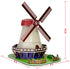 Creative 3D Puzzle Paper Model Holland Windmill DIY Fun & Educational Toys World Great Architecture Series, 45 Pcs...