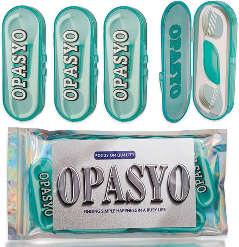 Travel Floss with Portable Floss Dispenser,8 Packs Floss Pick Holder for Family Hotel Travel Women Men Teeth Cleaning,Dental Floss Mini Travel Ess...