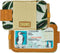 Chums Bandit Bi-Fold Wallet – Slim Reversible Card, ID and Money Holder (Green Leaves)...