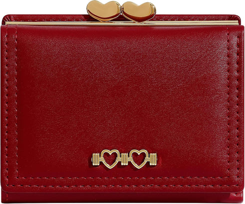 YINHEXI Wallet for Women, Cute Womens Wallet Card Holder, Small Trifold RFID Blocking Purse, Cute Small Leather Pocket Wallet for Women, Girls, La...