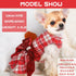 Dog Sweater Dress, Winter Fall Puppy Clothes for Small Dogs Girl, Fleece Small Dog Sweaters for Chihuahua Yorkie Teacup, Dog Sweaters for Small Do...