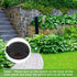 Solar Rain Gauge Outdoor, Metal Frog Shape, 6 inchs Glass Tube, with 2 Feet Stake, Decorative for Yards, Garden, Lawn...