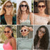 SOJOS Large Oversized Cat Eye Sunglasses for Women 70s Retro Trendy Designer Shades SJ2231...