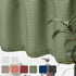 Waffle-Weave Textured Valance for Kitchen Water-Proof Window Curtains (60-inch x 18-inch, Sage, One Panel)...