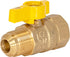 Eastman 5/8 Inch OD Flare x 3/4 Inch FIP Gas Ball Valve, Brass Connectors and Fittings for Natural Gas and Liquid Propane, 60005B...