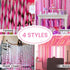 PartyWoo Pink Crepe Paper Streamers 6 Rolls 492 ft Pack of Light and Hot Pink Peach Light Yellow Crepe Paper for Wedding Baby Shower Gender Reveal...