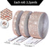 Champagne Crystal Diamond Ribbon - 3 Rolls x 6.6 Yards, Self-Adhesive Rhinestone Ribbon for DIY Arts & Crafts, Phone & Car Decoration...
