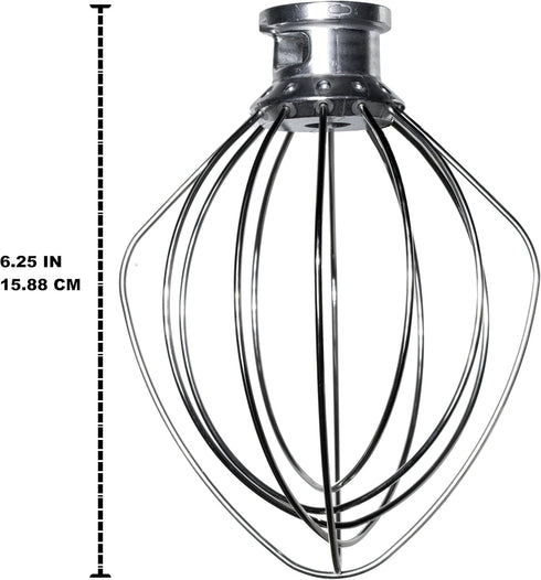 Univen Mixer Wire Whip Compatible with KitchenAid Tilt Head Mixers K45WW K45SS KSM75 KSM90 KSM95 KSM100 KSM103 KSM110 KSM150PS KSM152PS KSM155GB 4...