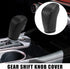 X AUTOHAUX Car Faux Leather Carbon Fiber Black Gear Shift Knob Cover for Nissan Altima 2019-2021 Sentra 2020-2021 Kicks 2018-2021 Versa 2020-2021 ...