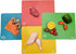 Extra Thick Flexible Plastic Cutting Board Mats with Food Icons &"EZ-Grip" Waffle Back, (set of 4), For Kitchen & Bar...