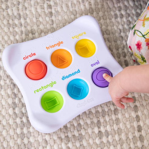 Fat Brain Toys Dimpl Duo - Early-Learning Sensory Toy for Babies & Toddlers...