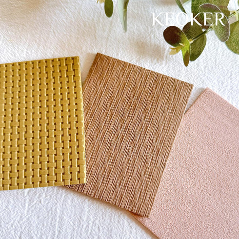 KEOKER Polymer Clay Texture Roller, Polymer Clay Roller for Making Earrings, Like Polymer Clay Texture Sheets, Great Work with Polymer Clay Cutter...