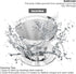 Pour Over Coffee Dripper, Paperless Reusable Coffee Filter, Pour Over Coffee Maker for Single Cup Brew, Double Mesh Design of Stainless Steel Cone...