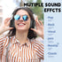 Wireless Bluetooth Headphones, 10H Playtime, Noise Cancelling, HiFi Stereo Over Ear Headphones with Microphone, Foldable Lightweight Bluetooth 5.3...
