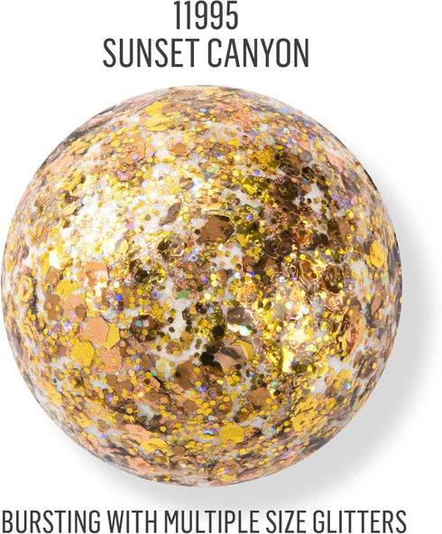 FolkArt Glitterific Pop Acrylic Craft Paint, Sunset Canyon 2 fl oz Premium Glitter Finish Paint, Perfect For Easy To Apply DIY Arts And Crafts, 11...
