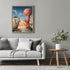 Posterizer 1 pcs-surreal futuristic sci-fi castles-pastel aesthetic-Abstract & Modern Art-Fantasy & Fiction Art-Gift for Art Lovers-Decor for Home...