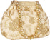 Women's Fantastic Silk Indian Ethnic Potli Bag with Handicraft work (Golden Potli)...