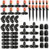 1/4 inch pipe upgrade mini accessory kit, 48 drip line connectors for drip system -10 straight heads, 8 tees, 8 elbows, 6 three-dimensional sector...