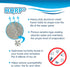 HQRP 2-pack Water Filter compatible with Lennox Healthy Climate #10 X2660 fits WB2-12 WB2-12A HCWB2-12 HCWB2-12A WB3-12 WB3-12A HCWB3-12 HCWB3-12A...